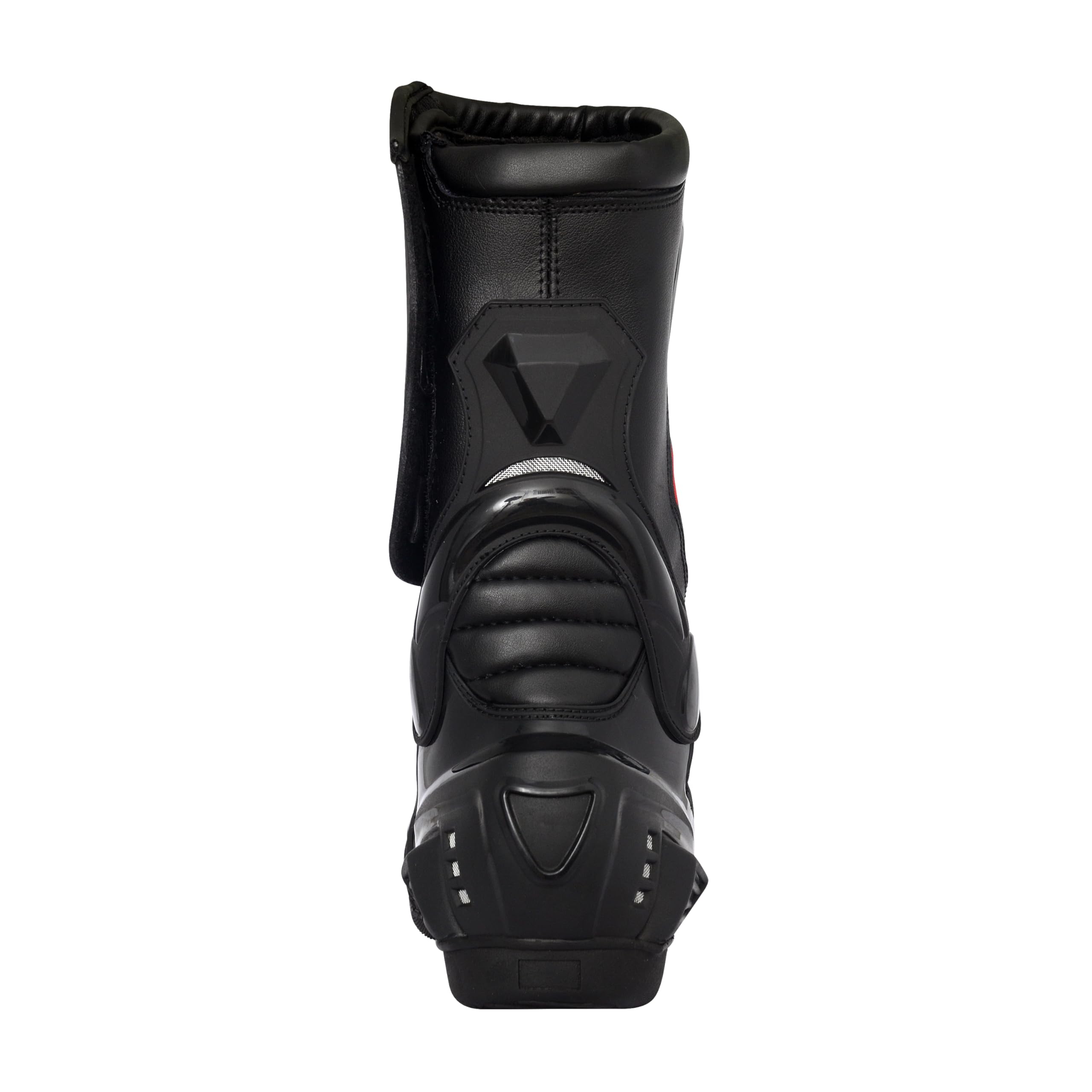 Bohmberg Botas de moto para hombre, deportivas, de piel, estables,protectores reforzados integrados, con protección en los tobillos, ergonómicas, botas moteras, biker, motorista