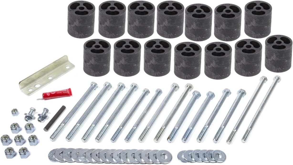 Ford F-150/F-250/F-350 Gas 2WD and 4WD 3" Body Lift Kit, fits 1987 to 1991, PA763, Made in America