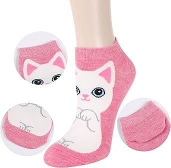 Benefeet Sox Womens Cute Ankle Socks Girls Novelty Fun Low Cut Socks Colorful Patterned Casual Cotton Short Summer Sock