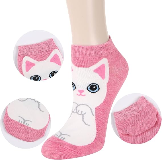 Benefeet Sox Womens Cute Ankle Socks Girls Novelty Fun Low Cut Socks Colorful Patterned Casual Cotton Short Summer Sock