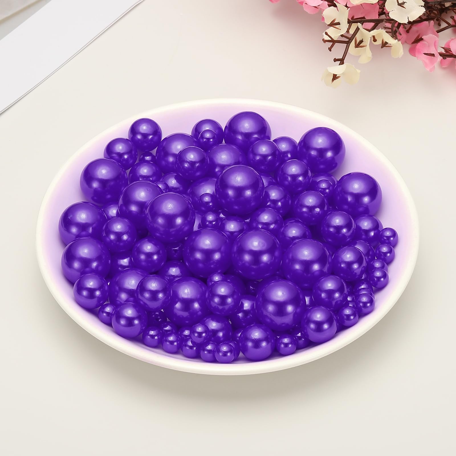 PATIKIL 8/14/20 mm Faux Pearls Beads - Image 4