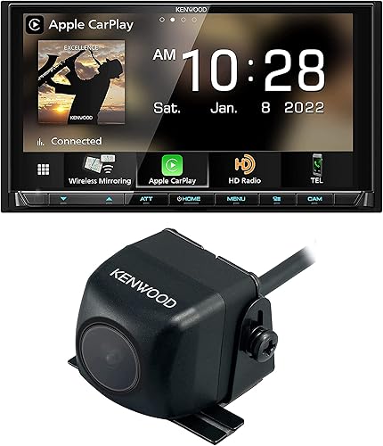 KENWOOD DMX958XR EXCELON Referencia 6.8" Full HD Pantalla táctil Capacitiva Receptor estéreo para coche  Cámara de respaldo Plus Kenwood CMOS-230