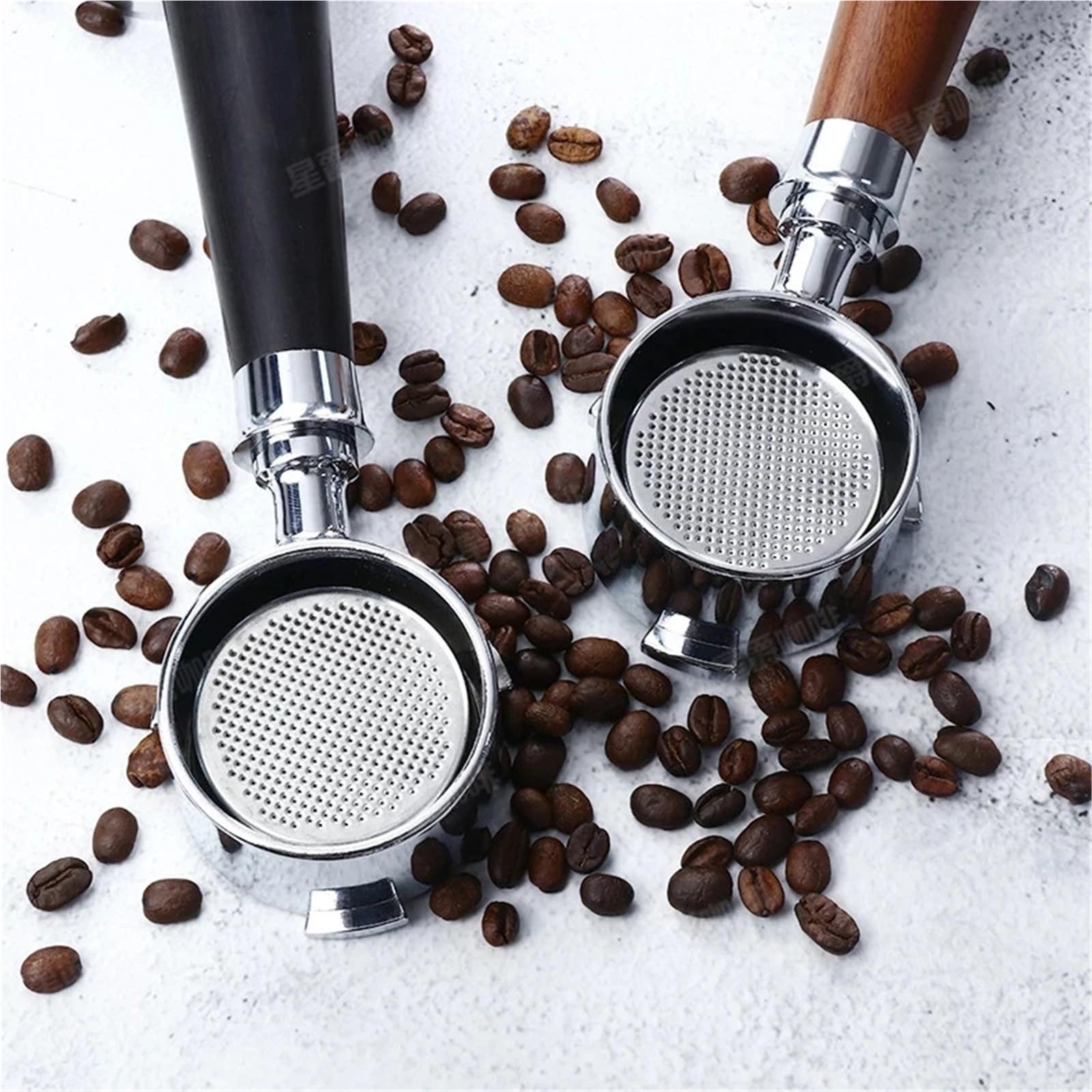 Portafiltro sin fondo de 51 mm (1 unidad), repuesto for cafetera espresso. Accesorios y herramientas barista para Café(Color 2)