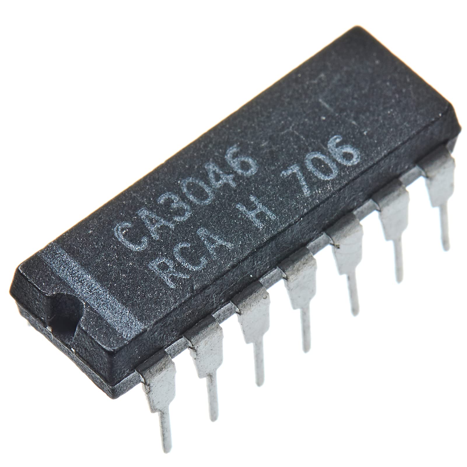 Bridgold 5pcs CA3046 3046 General Purpose NPN Transistor Array IC 20V 50mA,DIP-14.