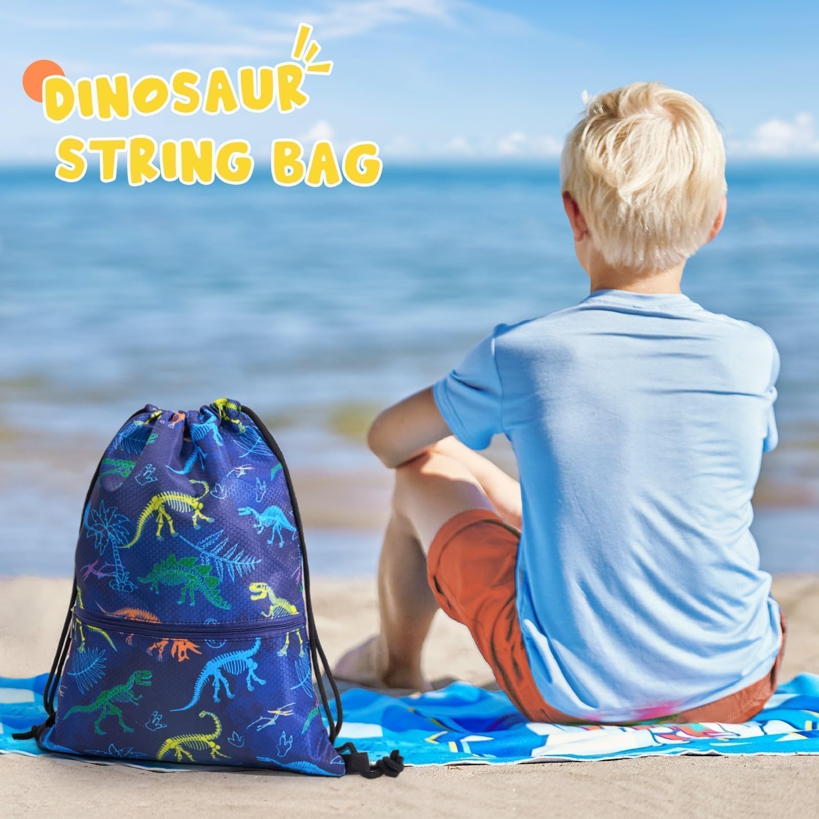 WAWSAM Bolsas de Cuerdas de Gimnasio- Mochila con cordón para Niños Bolsa
