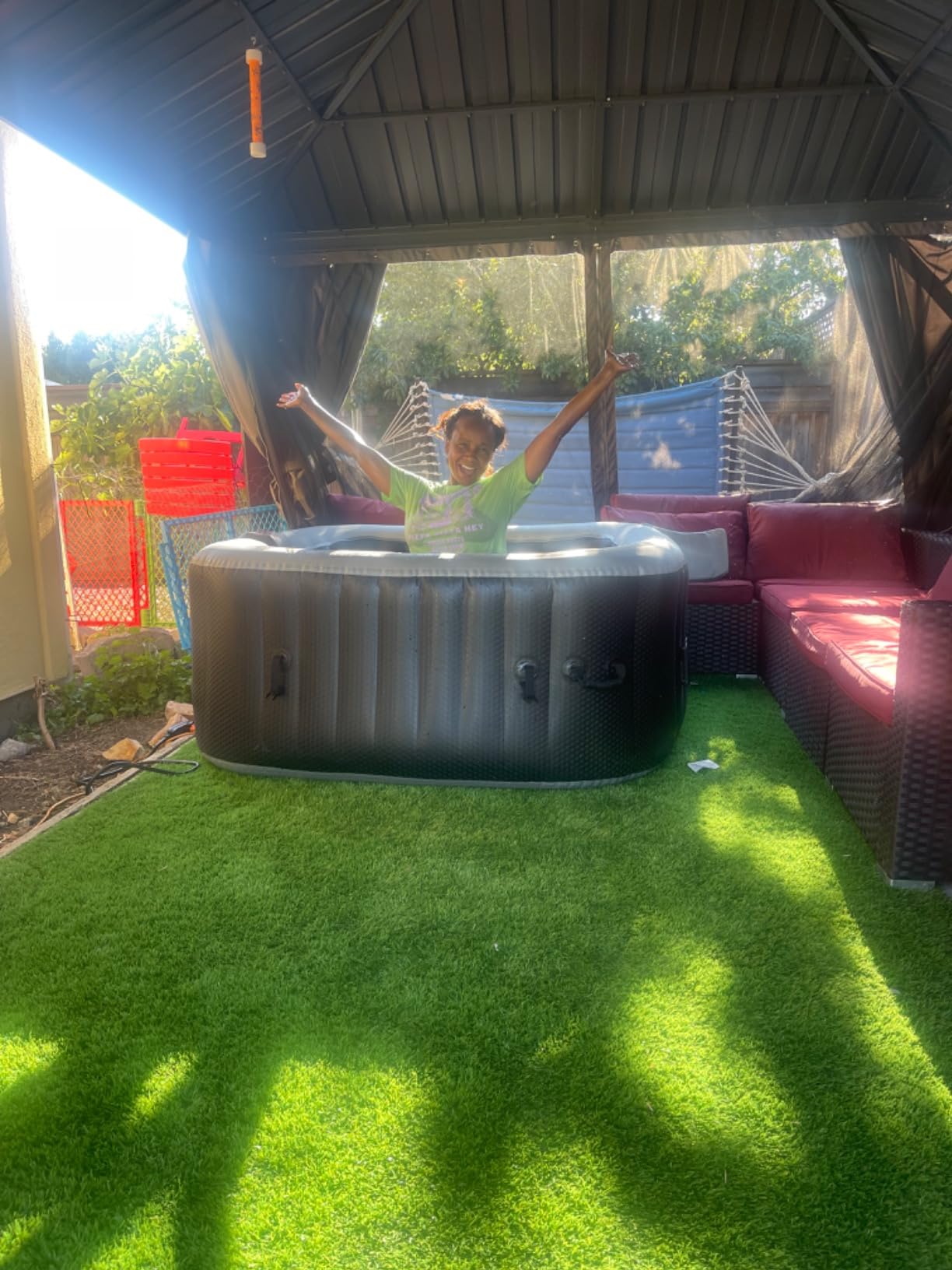 31/mo Finance RELXTIME 46 Person Inflatable Hot Tub Outdoor