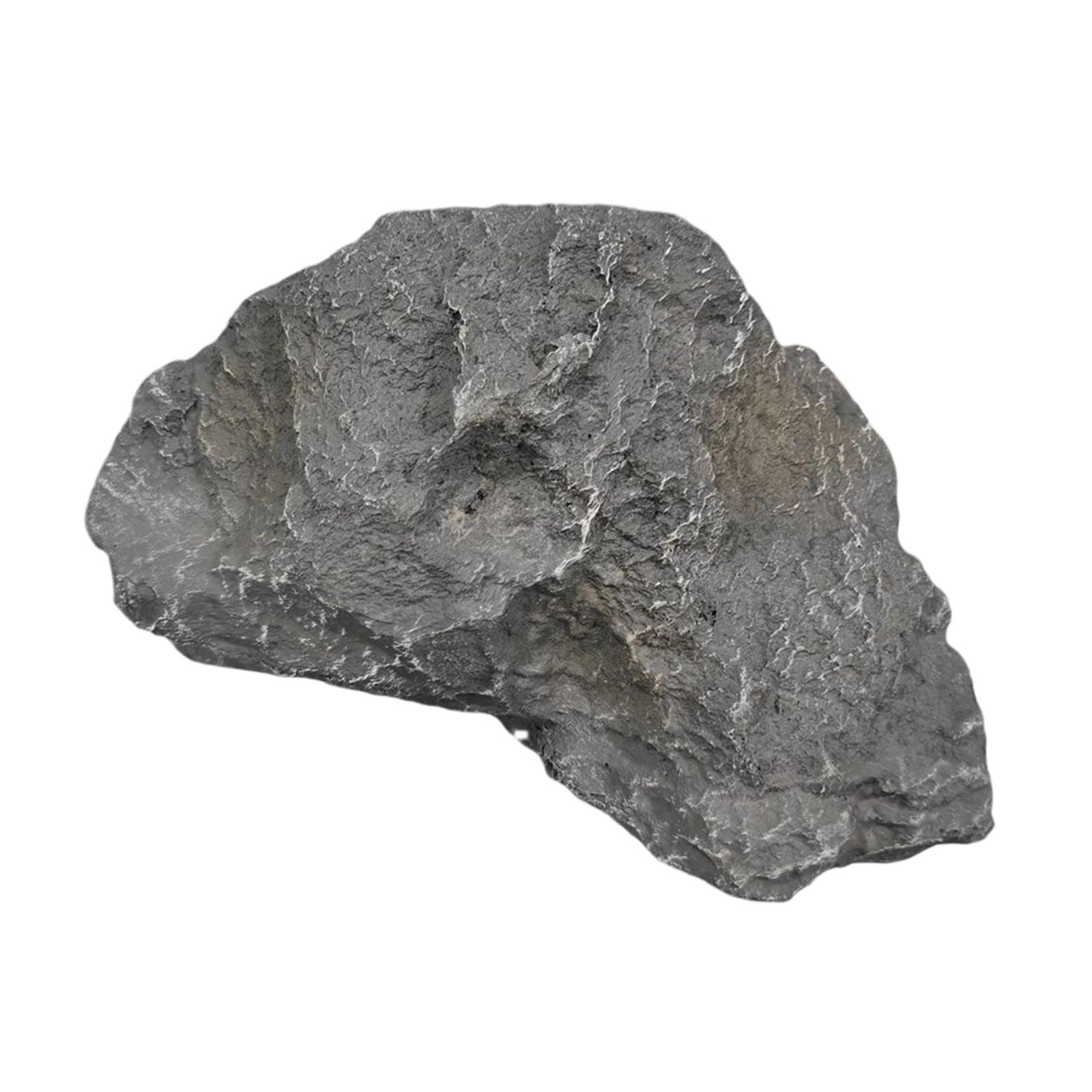 Fenteer Fake Rock Landscape Rock Decorative Realistic Background Props Artificial Faux Stone for Yard Garden Decor Outside Lawn Porch, Style C