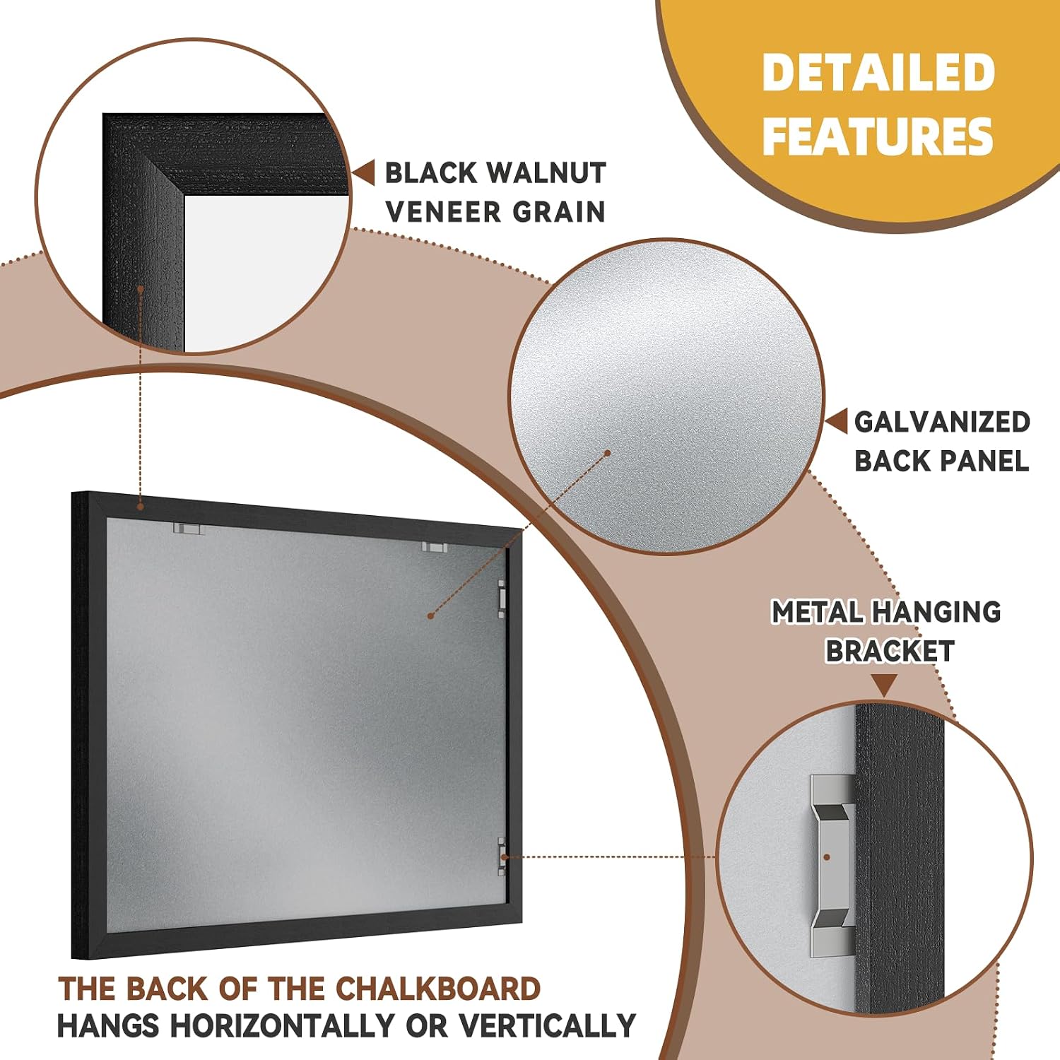 Dry Erase Board, White Board 12" x 16" Inches, Framed Magnetic Board for Wall Decor, Easy-to-Erase Magnet Board, Black Wooden Frame (Black Frame, Whiteboard) image 4