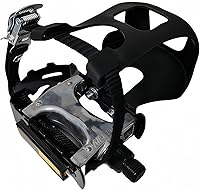 Vista 7 de YBEKI Pro-Grade Spin Bike Pedals with Toe Clips & 4D Adjustable Straps - 9/16" Alloy Spindle for Mountain Road Bikes/Peloton/Schwinn/Sunny Bikes