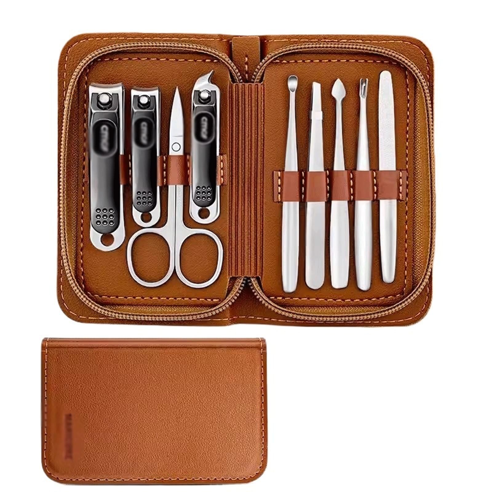 Nagelpflege-Set, Hawkbill Zange Reparatur Grau Nagel Werkzeuge Anti-Spritzer Nut Spezielle Clipper, Körperpflege Set | Bruin