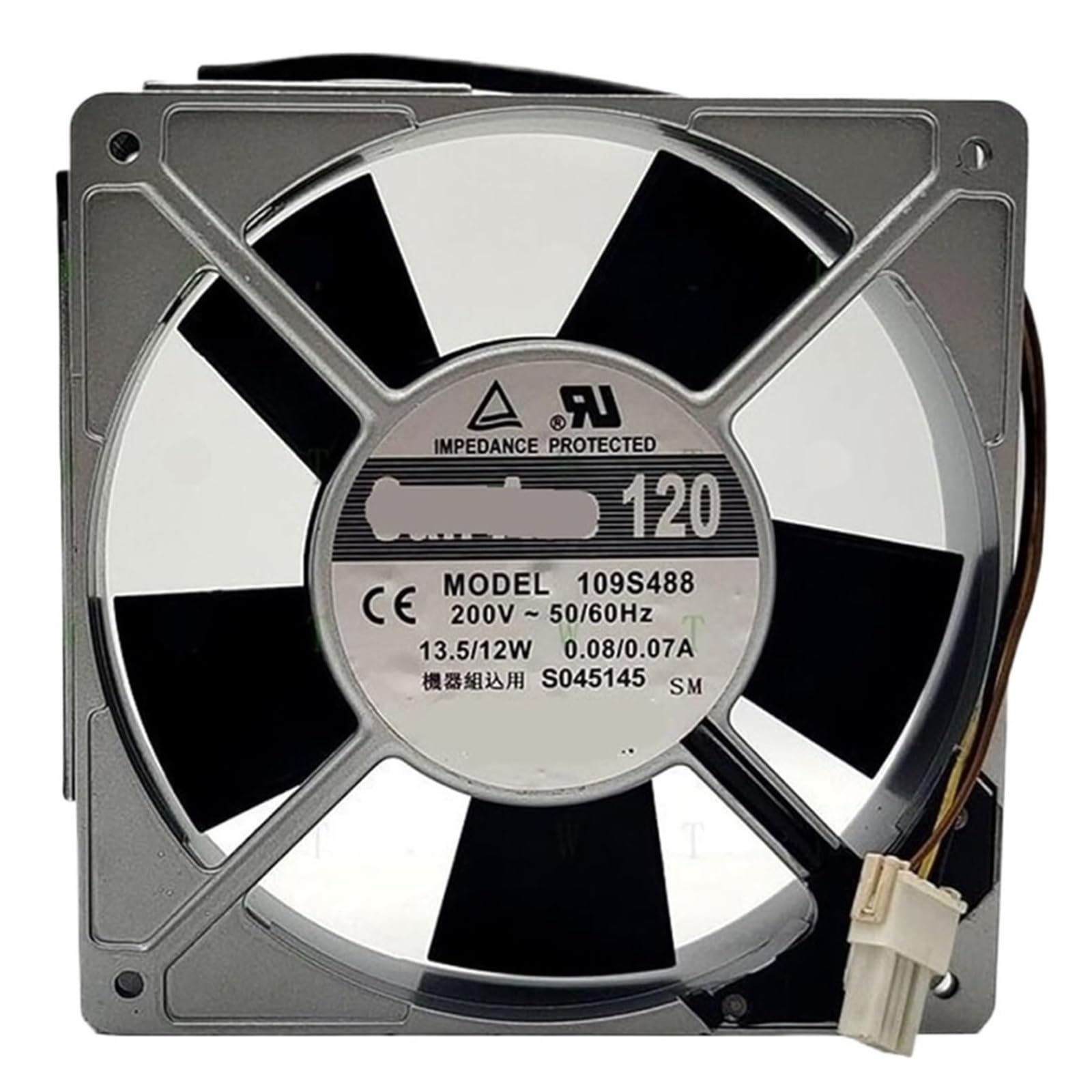 YMUGUEGH 109S488 230V 0.08A 13.5/12W 12025 Fan
