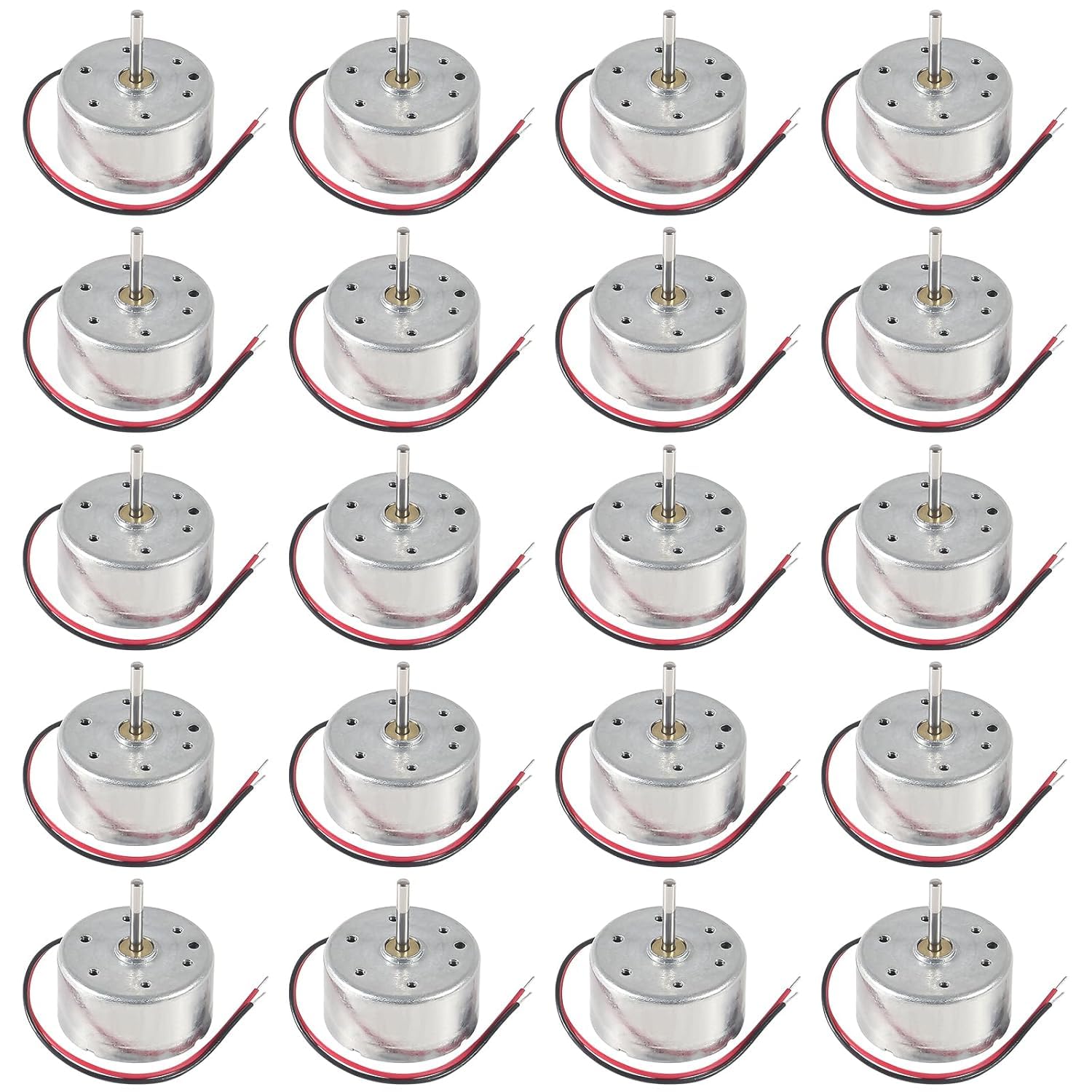 SP Electron (Pack of 20) DC 3V Mini Electric Motor for DIY Toys Wind Turbine Generator