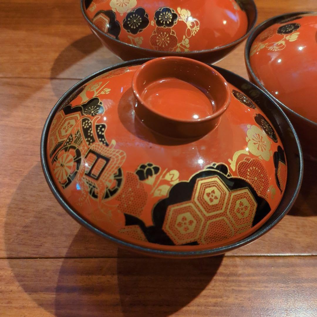 秀衡塗 お雑煮 御椀 5客セット 【公式通販】