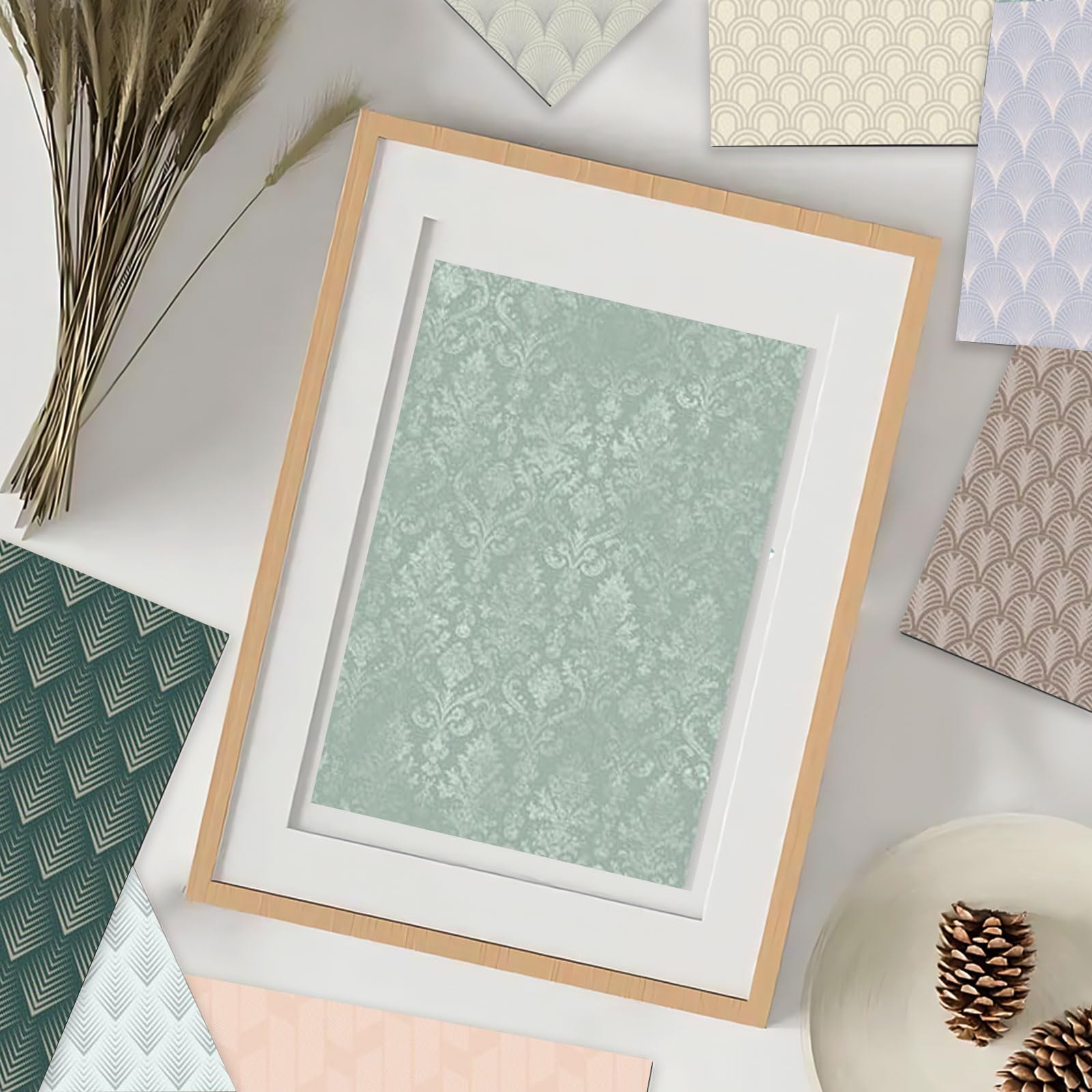 Papel para álbumes de recortes de 12 x 12 pulgadas, 48 hojas de papel decorativo para manualidades, papel de fondo estampado de doble cara para álbumes de recortes, tarjetas, decoración de diario