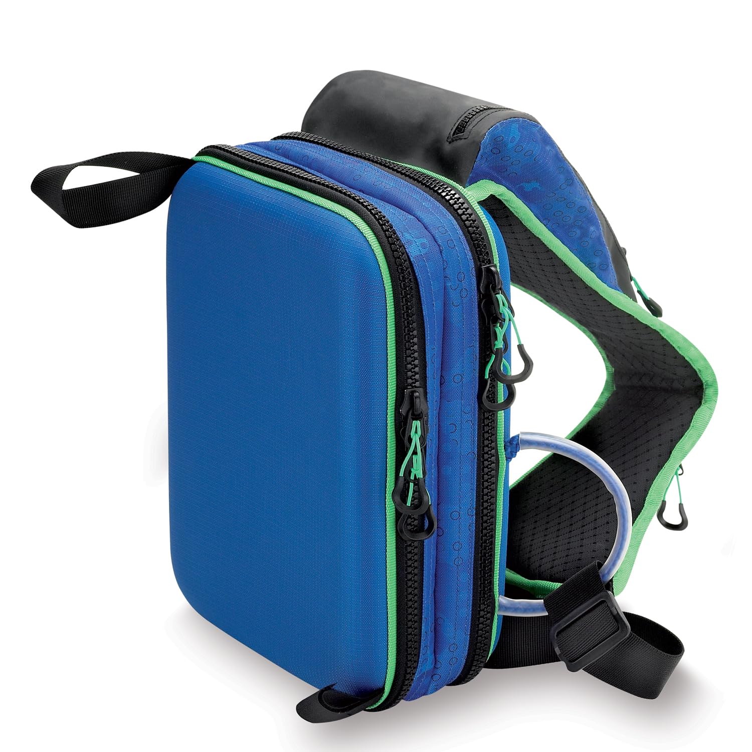 AKAMI MR8 Borsa da Pesca Idrorepellente per Spinning – Scatole Porta Accessori Incluse, Maniglia Imbottita