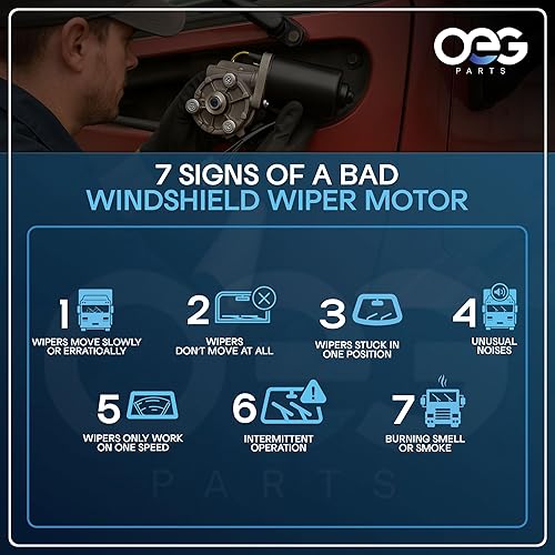 Miniatura 6 de Motor de limpiaparabrisas delantero compatible con KIA Sportage 2005-2010, Optima 2011-2015; compatible con Hyundai Veloster 2012-2017, Tucson