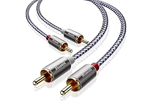 High-Fidelity Shielded RCA Cable for Premium Audio Performance
