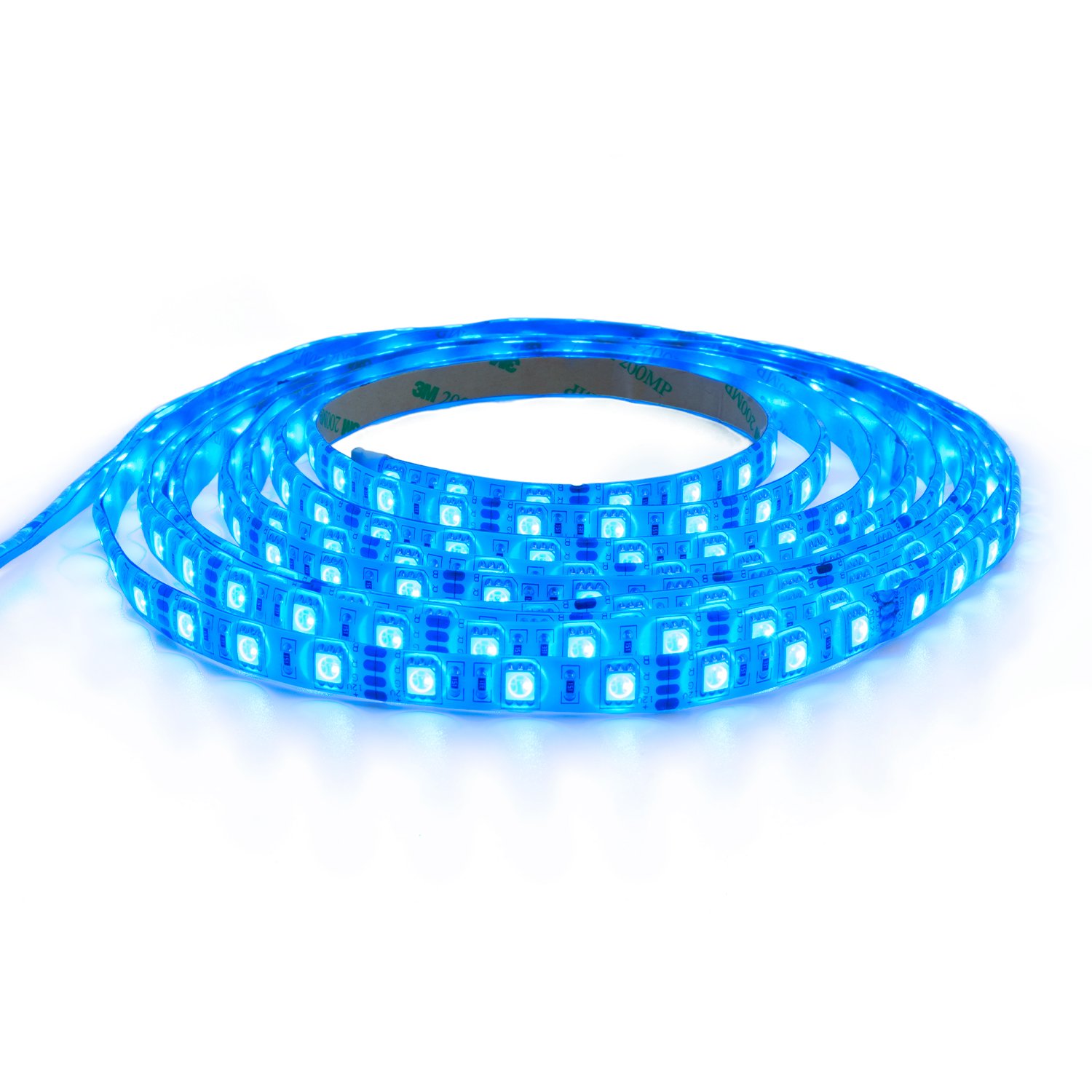 12m LED Strip LED Streifen LED Band RGB Farbig mit 60x 5050 SMD Pro. Meter - Silikonüberzogen - mit Touch Fernbedienung - Komplett Set