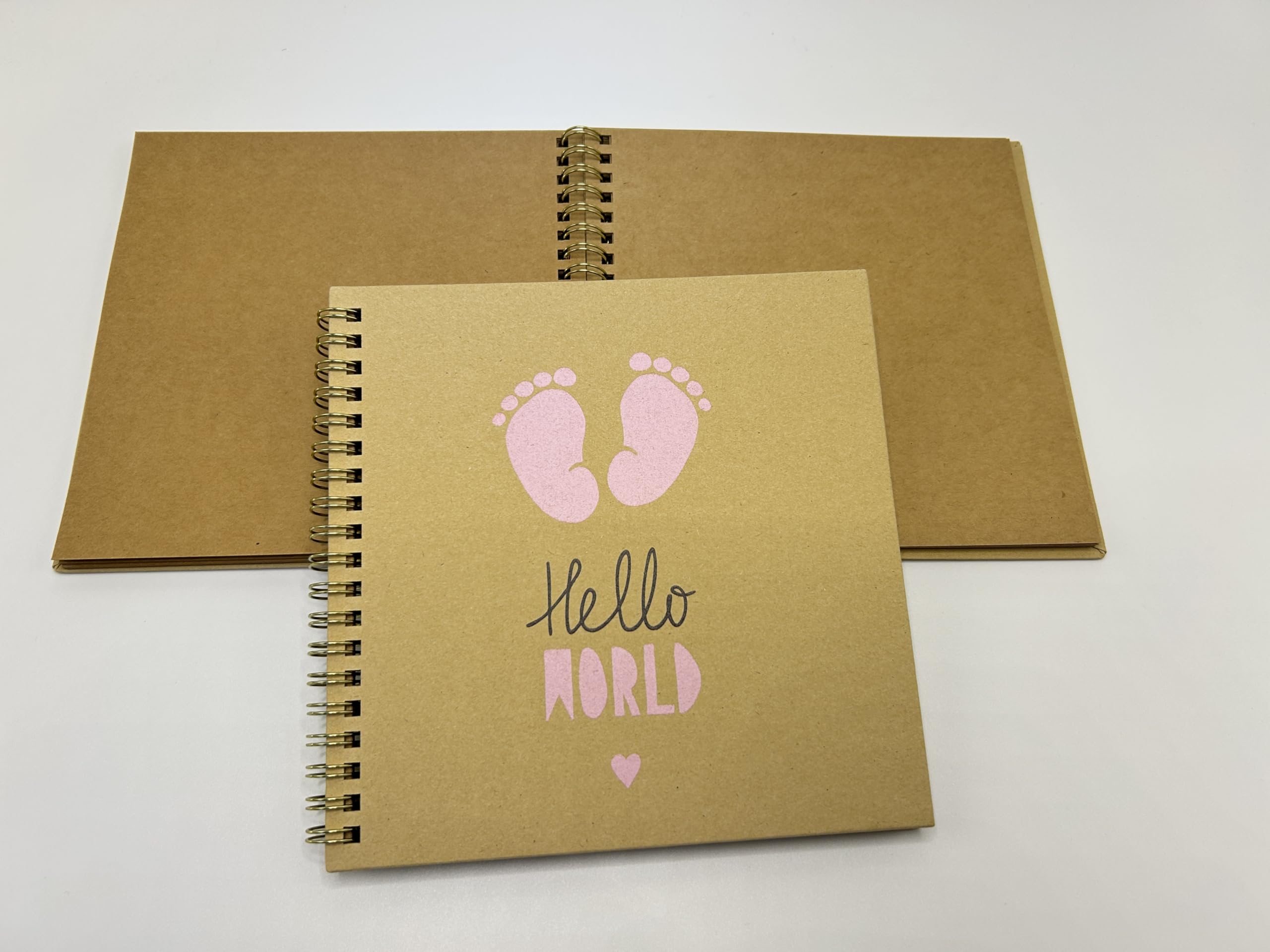 Happy World Girl Photo Album DIY Scrapbook Personal Memory Holiday Family Book Pink Footprint Memory 20 Pages - Image 2
