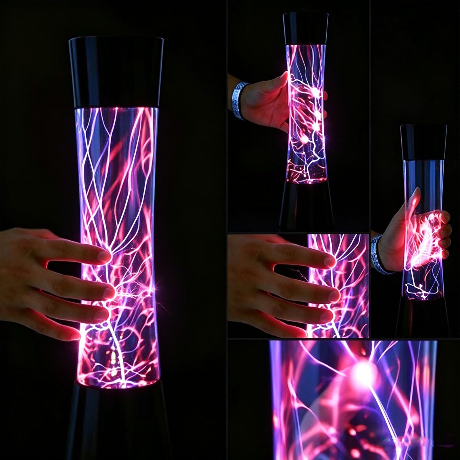 Lampada Al Plasma Elettrostatica Lampeggiante Con Sensore Sonoro, Tocco Interattivo, Prestazioni Stabili, Per Decorazioni, Camera Da Letto, Sala Giochi