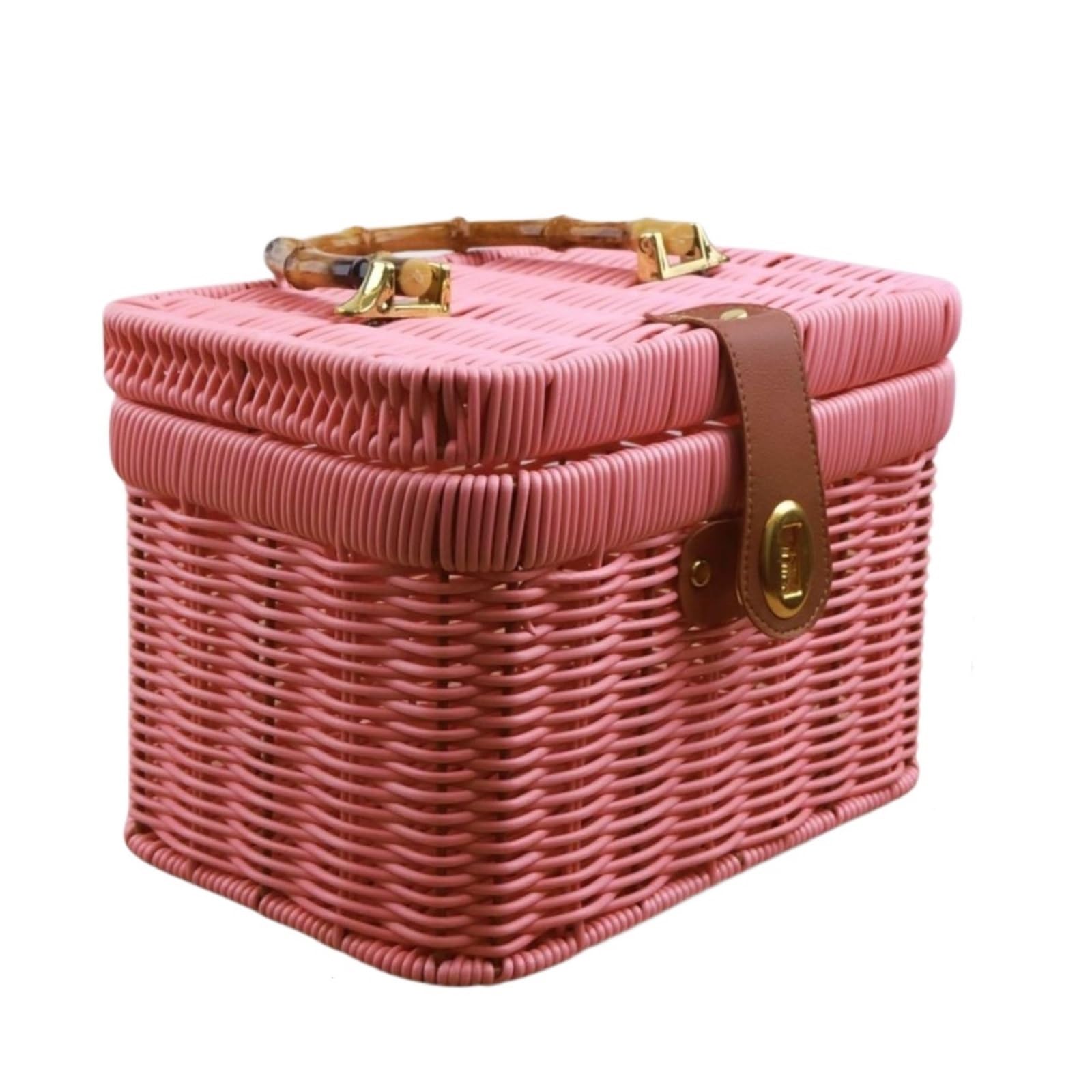 Handwoven Rattan Storage Basket