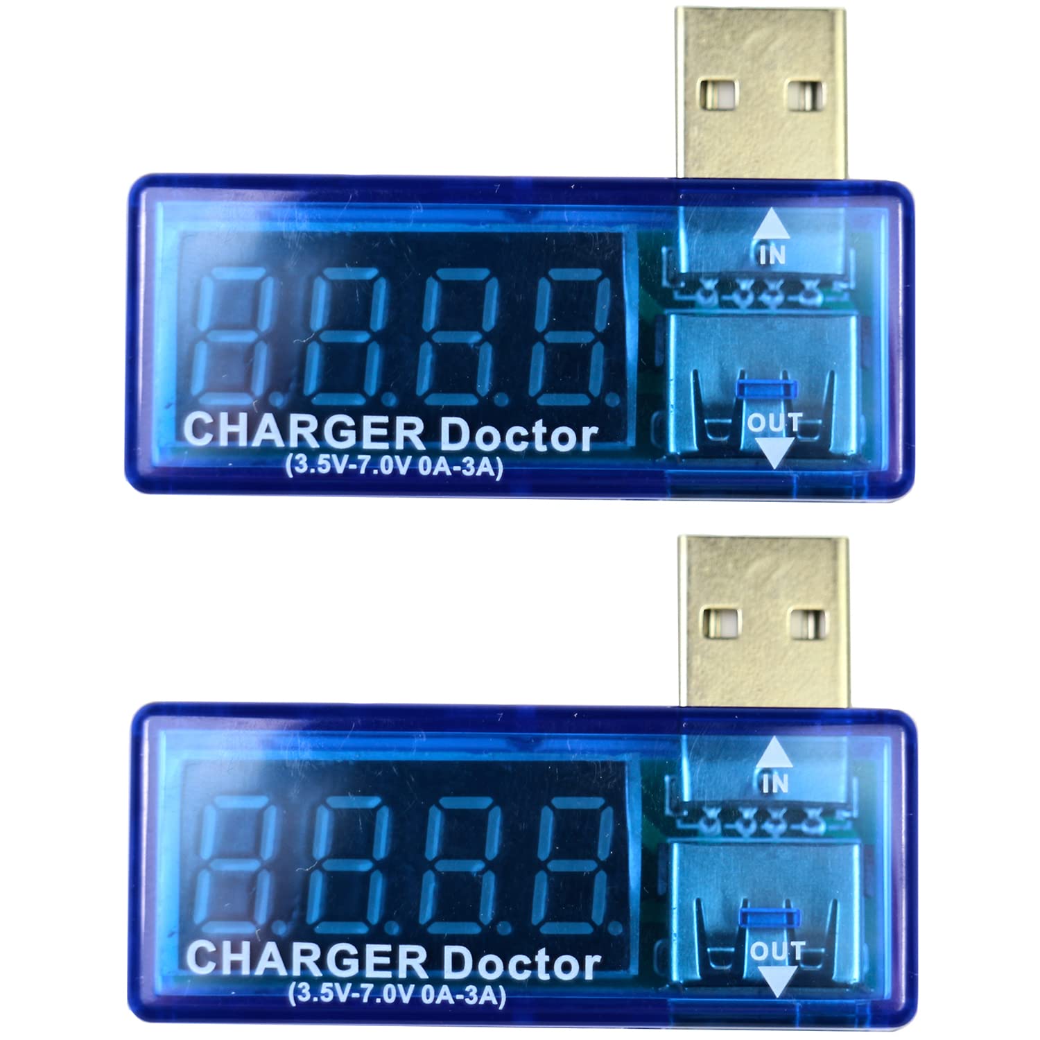 Amazon.co.jp: RASBEE 2個セット 電流検電機 DC3.3V-7.5V 0A-2.5A USB 