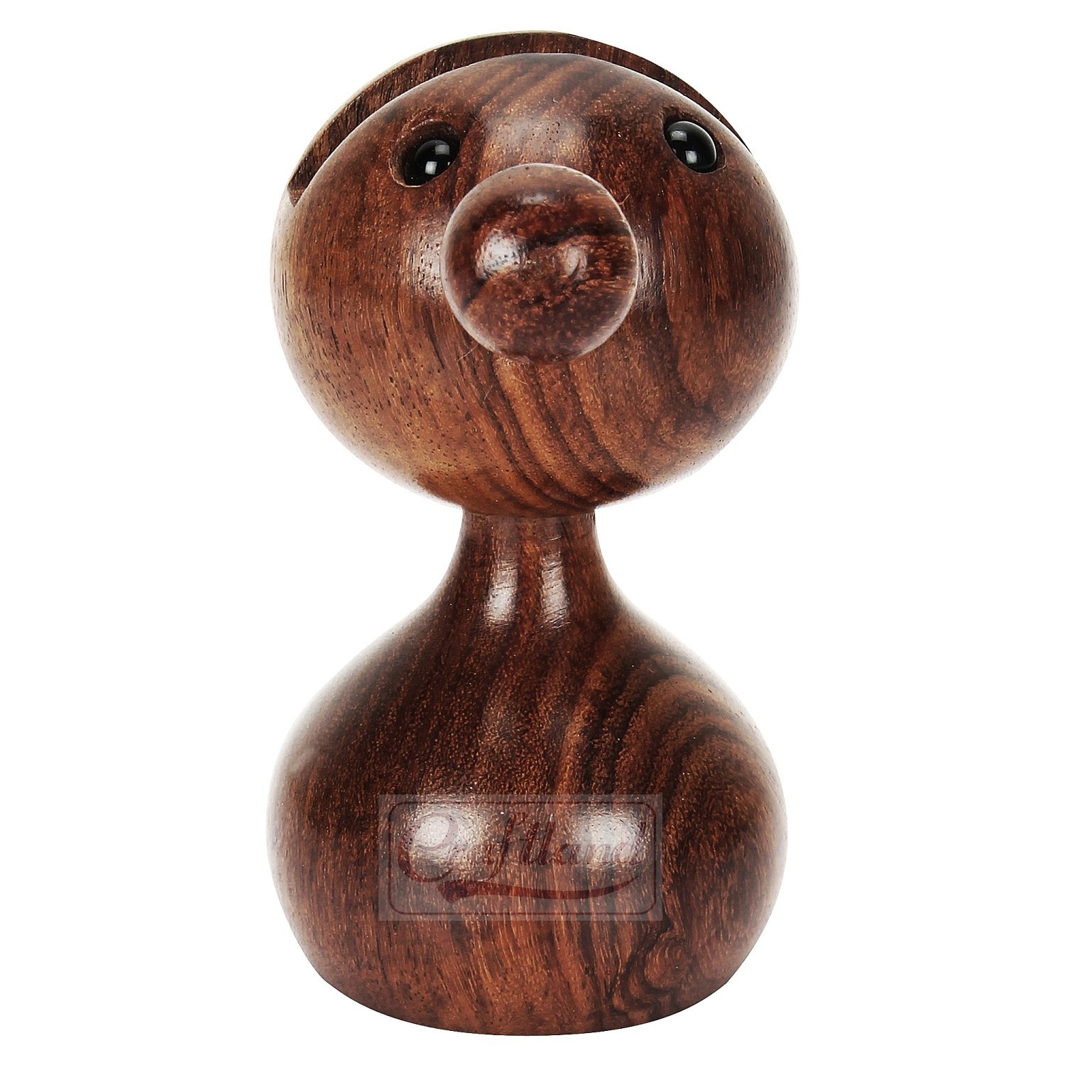 Craftland Wood Doll Shaped Spectacle Holder Stand (Brown, 2 x 2 x 3.5 Inches) 1