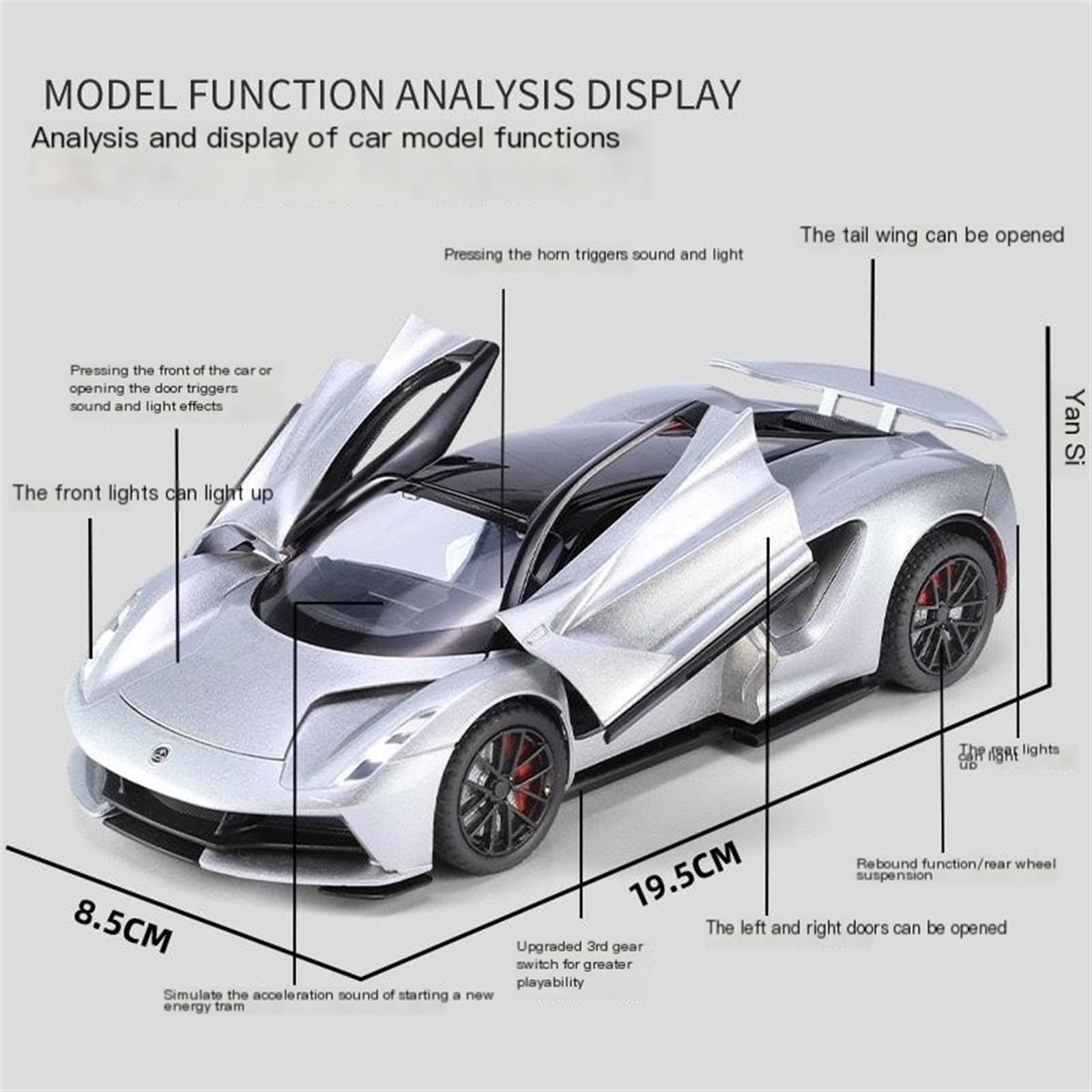 Lotus Emira Modellauto 1:24 – Metall-Legierung, Mit Sound & Licht | Sammlerstück Im Detail