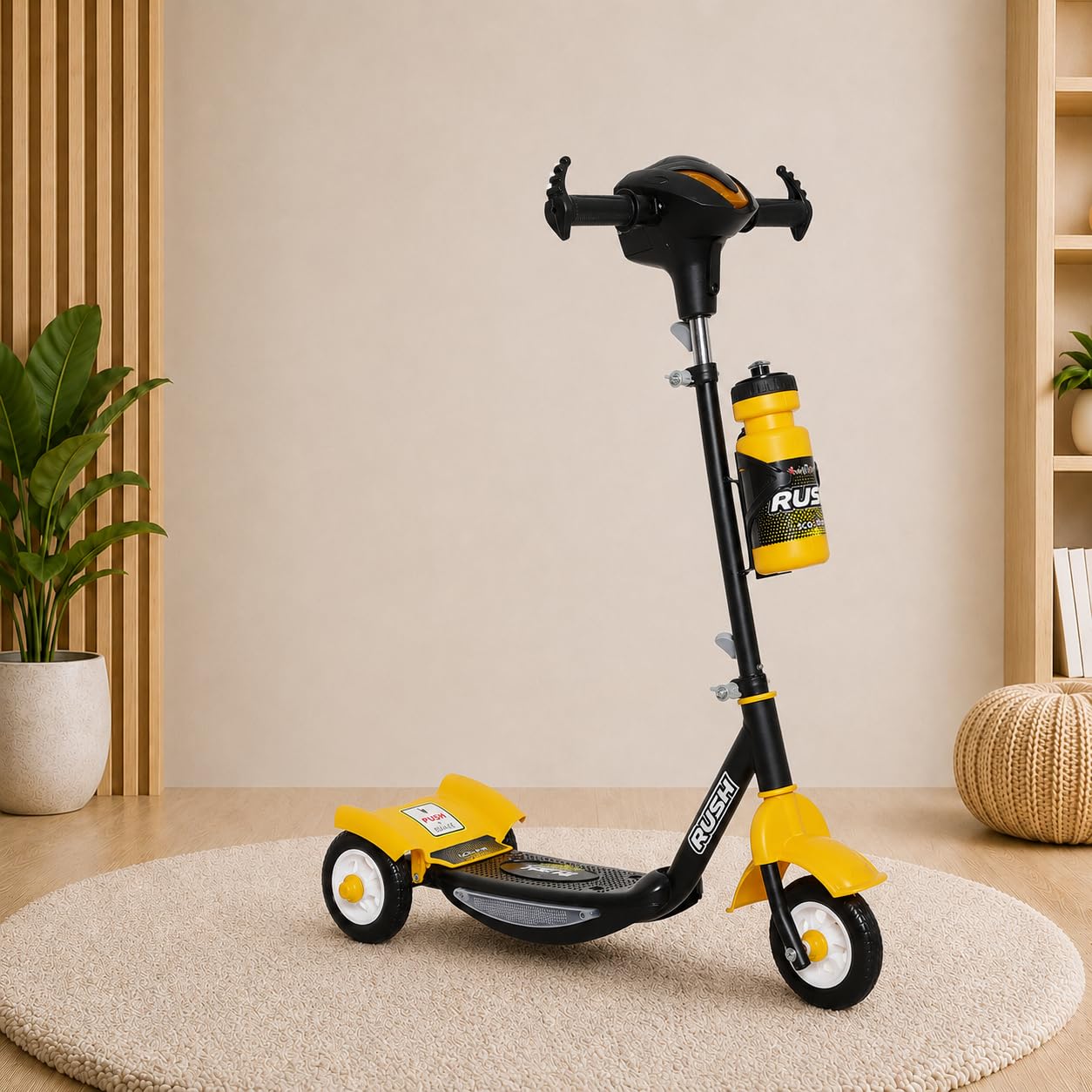 Zippy Zoo Kids Scooter with Music & LED Lights on Handlebar | 3