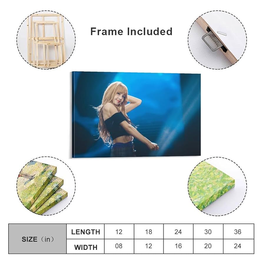 LiSA キャンバスアートパネル ポップアートパネル インテリア アート ポスター 絵 LISA Ver.2