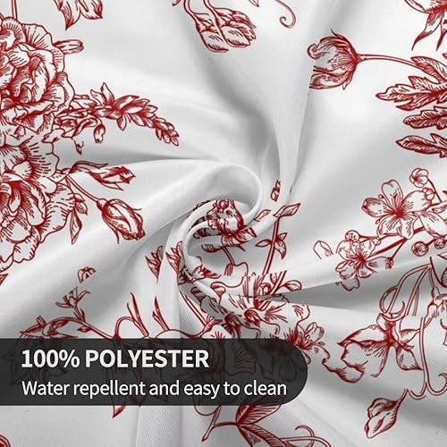 Vista 236 de AEIOAE Mantel cuadrado para el día de San Valentín de 60 x 60 pulgadas, mantel de corazones de amor, mantel de San Valentín, tela de poliéster