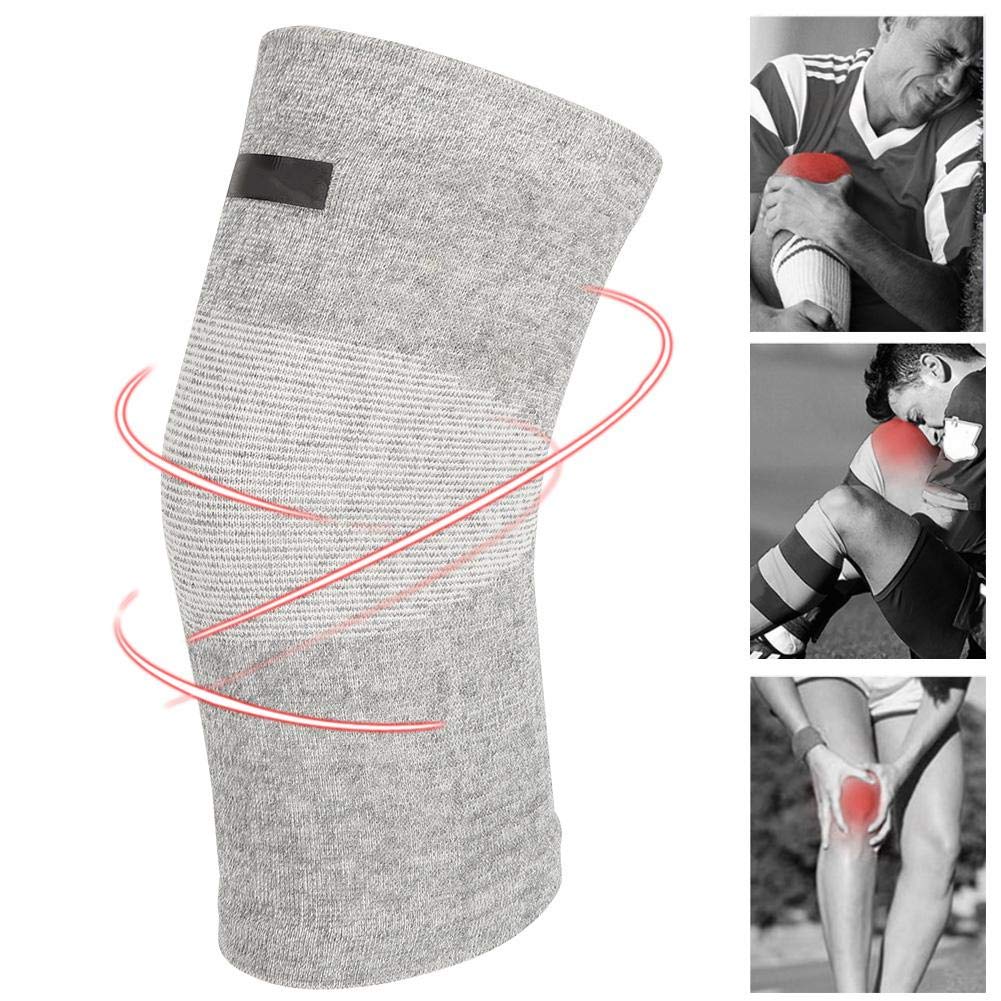 Ginocchiere Elasticizzate In Bambù Con Compressione, Traspiranti, Con Cinghie Regolabili – Per Sport E Comfort (cachi, Taglia L)