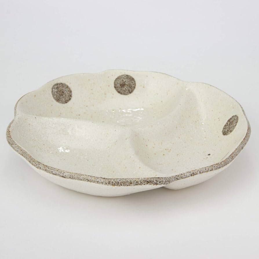 Amazon.co.jp: かじゅあるらいふ 美濃焼 仕切り皿 オードブル皿