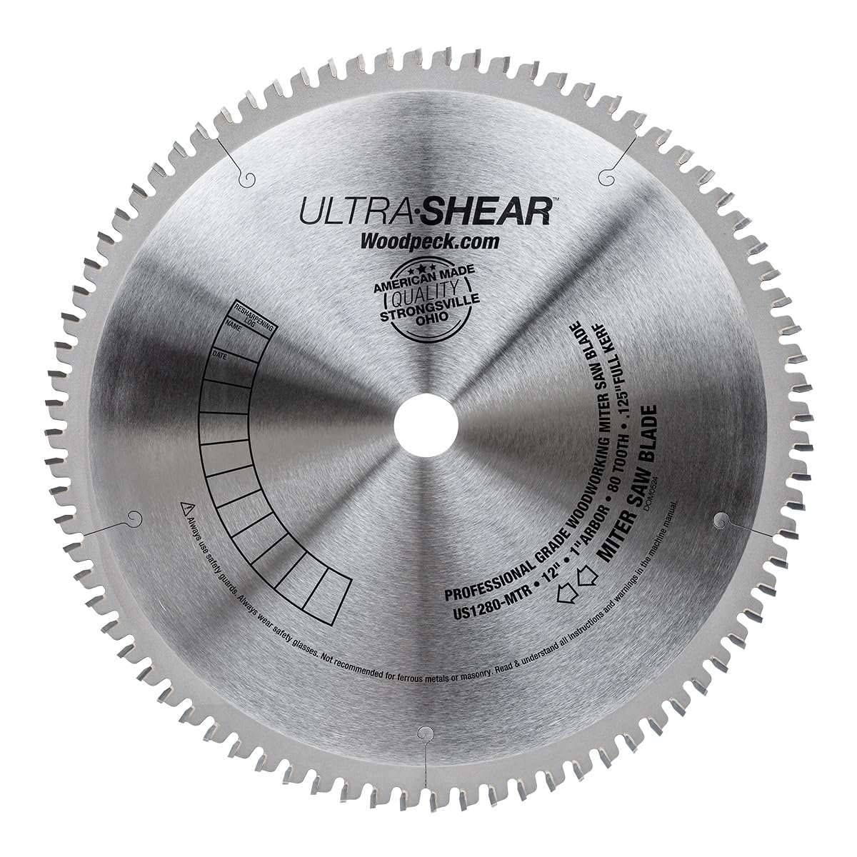 Luckyway 10-Inch 80-Tooth Saw Blades 2-Pack – Fine Finish For Table Saw & Miter Saw, 5/8 Arbor - View #6