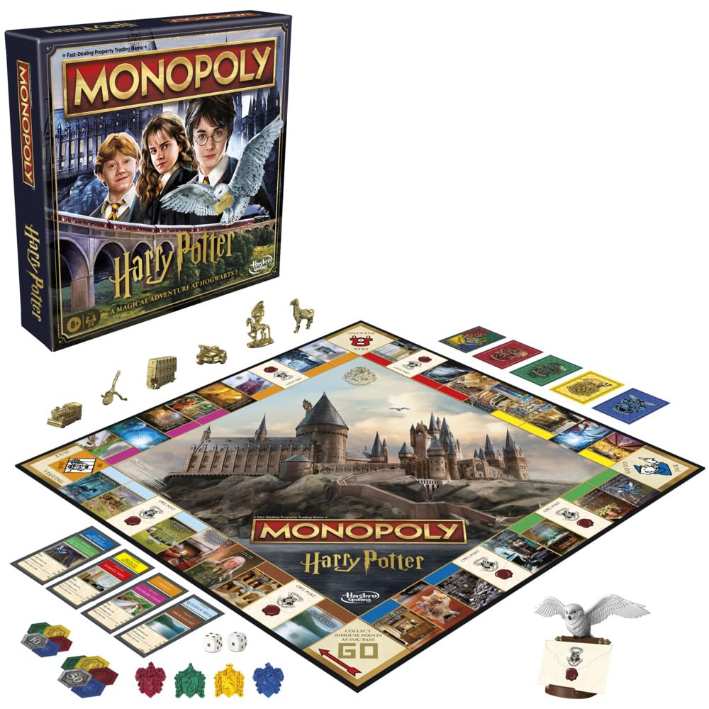 #49 — Monopoly Harry Potter Edition Board Game for Kids 8+, Strate...
