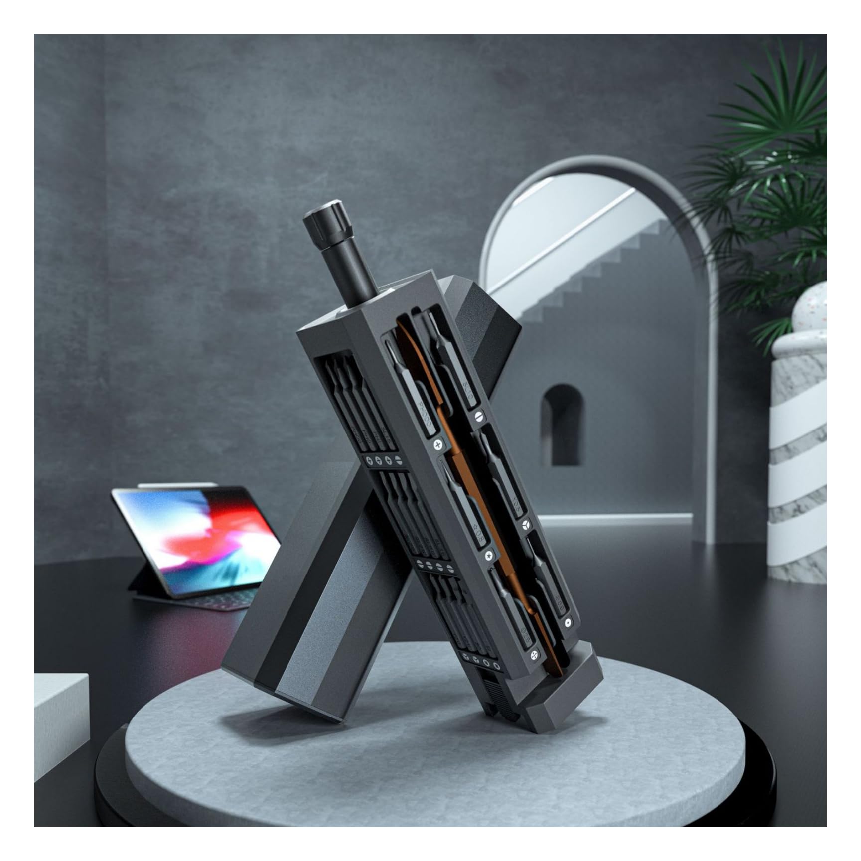 WHFEVDFY 44-in-1 Precision Screwdriver Set Multifunctional Screwdriver Set, Magnetic Driver Bits Set, Pocket Manual Screwdriver Tool Set, Repair Tool Kit for Laptop, Watches, Glasses and Phones