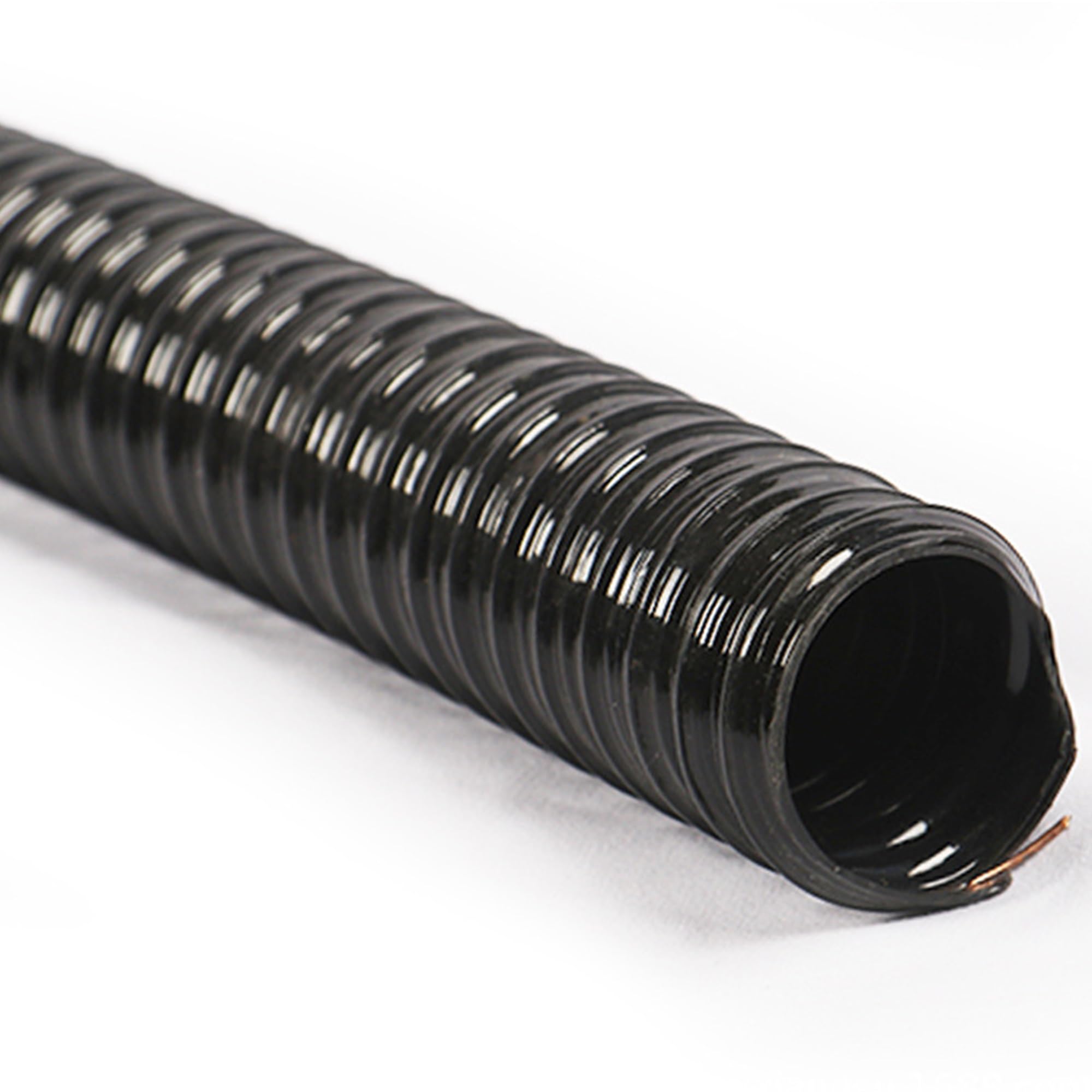 Tuyau d'aspiration de poussière polyuréthane 275 mm anti-perforation noir