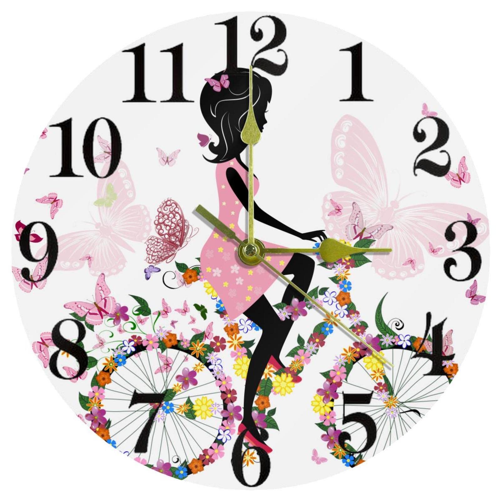 Horloge murale papillon 25 cm dans votre cuisine