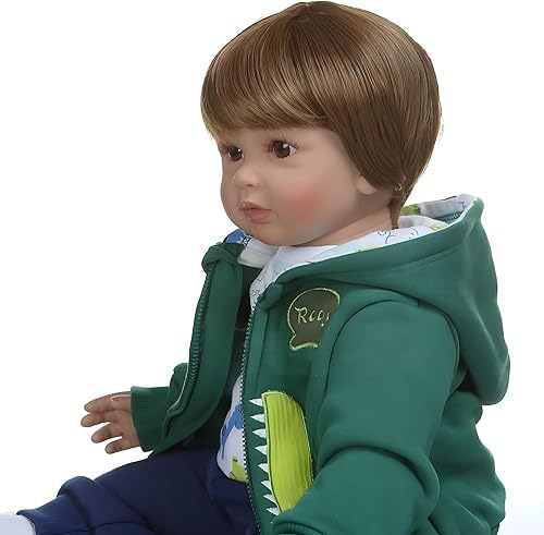 Miniatura 5 de iCradle Muñeca Bebe de silicona suave Reborn de 24 pulgadas y 236in de aspecto realista para niños mayores de 3 años niño