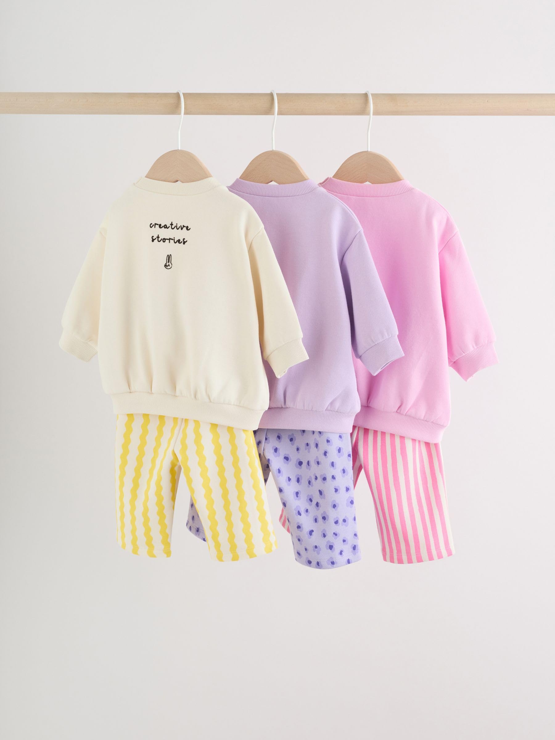 NEXT Baby Mädchen Sweatshirt und Jogginghose im Set