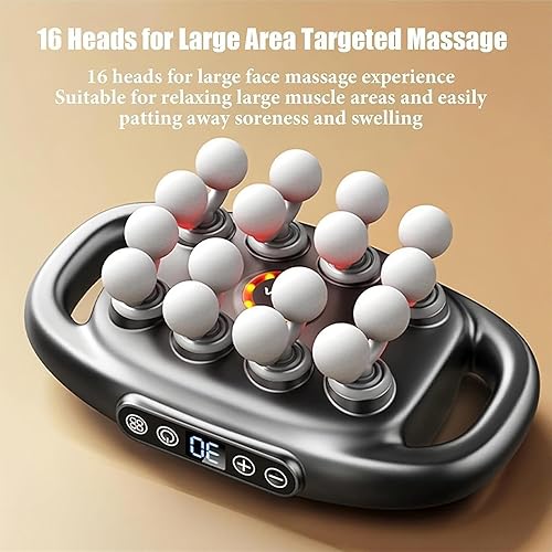 Miniatura 5 de 2026 - Masajeador Relief Wave Pro 3, 16 bolas de masaje de cabeza, 16 pistolas de masaje de cabeza de tejido profundo, masajeador Relief Wave Pro 3,