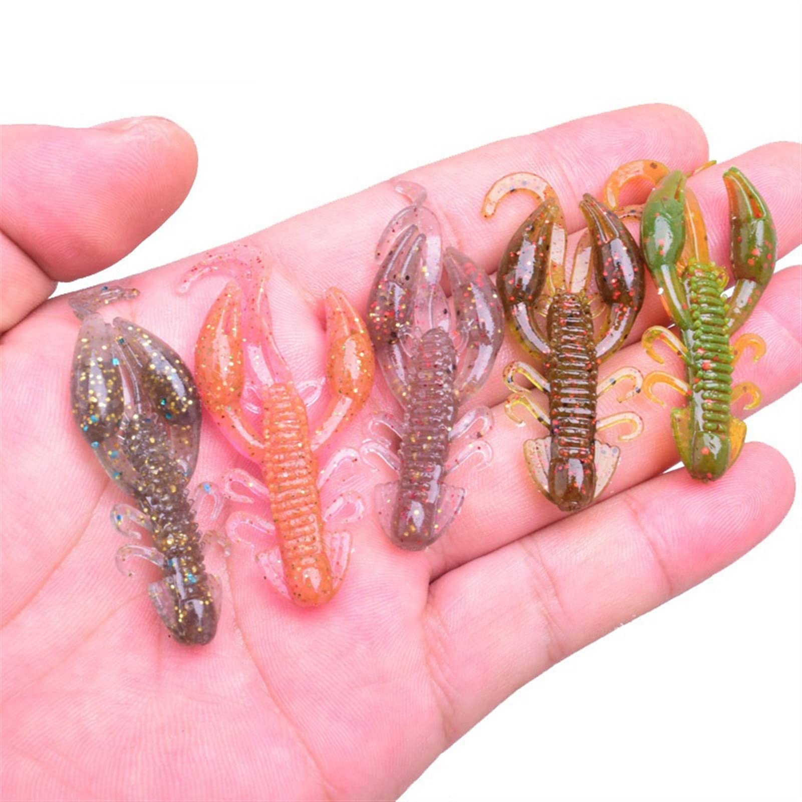 50 Pz 2cm 0.3g Larva Grub Esche Da Pesca Morbide ... - Alibaba - Foto 10