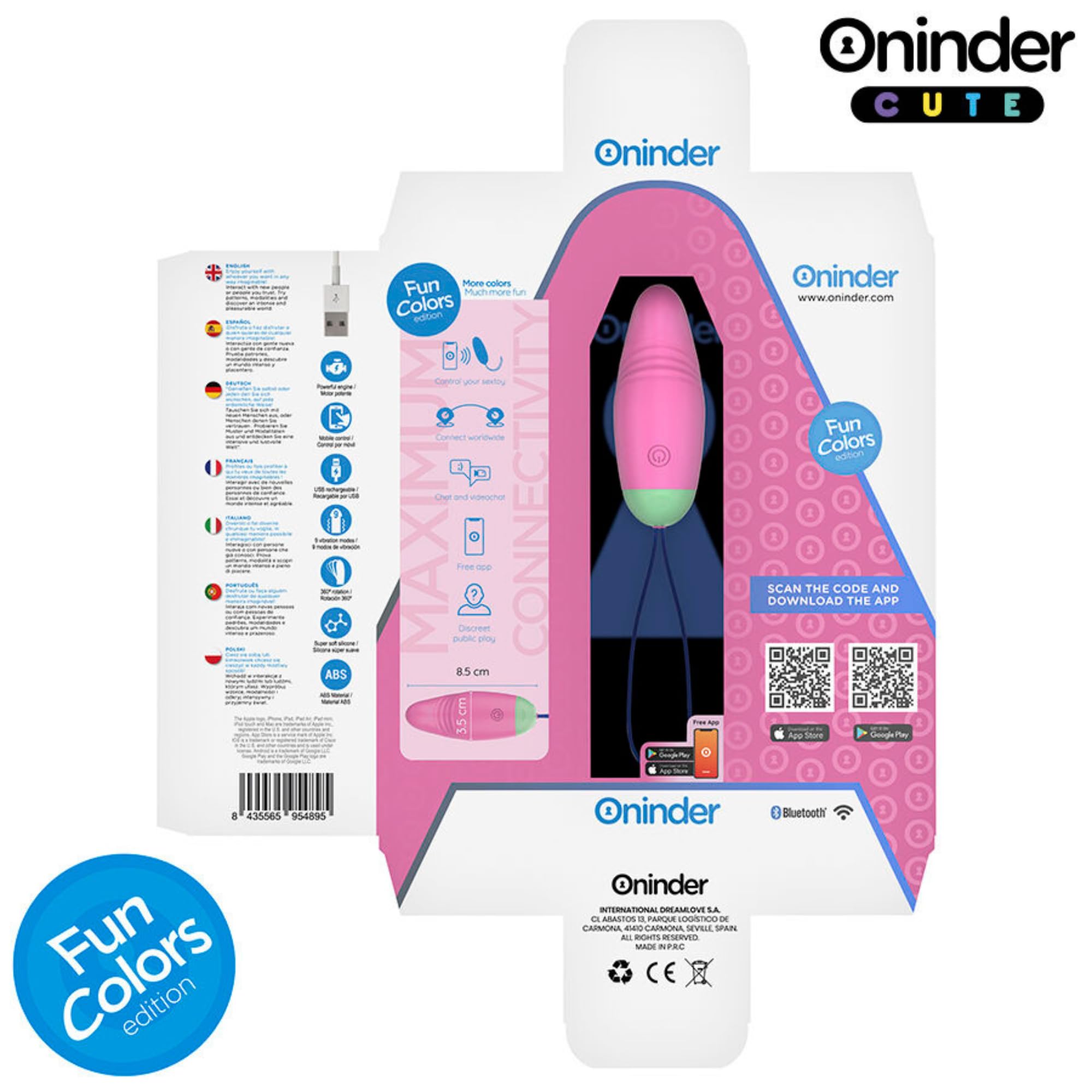 Huevo Vibrador/Vibrador Mujer Mando Distancia/Control APP Móvil/Consolador Huevo/silencioso, batería recargable y envío 100% discreto