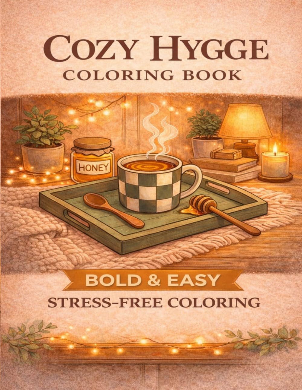 Cozy Hygge Interiors Coloring Book: Relaxing Scenes of Reading Nooks, Window Seats & Quiet Everyday Moments with Reflective Quotes
