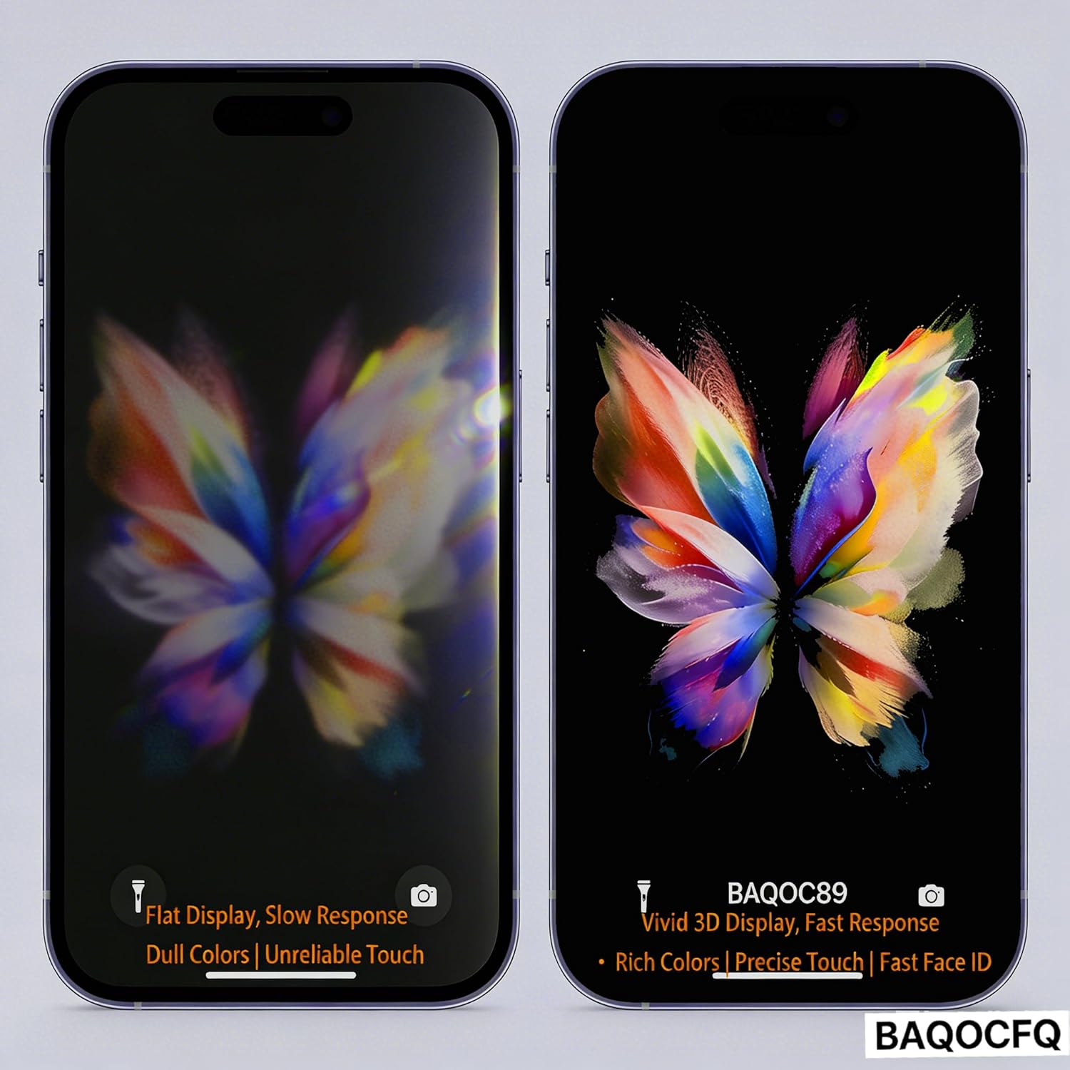 【Fixes System Pop-Ups】 OEM-Grade Quality 120Hz AM OLED High-Refresh Screen for iPhone 13 pro max Replacement，6.7 inch 3D Touch LCD Display - Full Repair Kit Includes Tools,Waterproof Adhesive