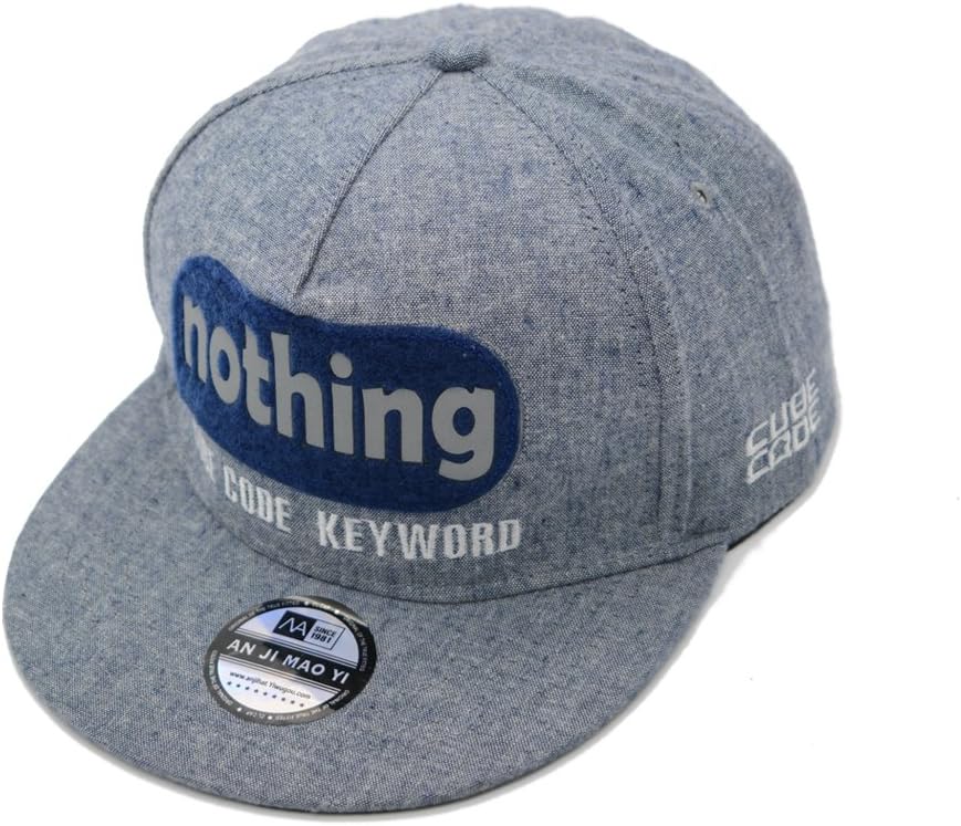 JEDAGX Casual Baseball Cap Snapback Hiphop Hat Adjustable Cap Unisex Flat Brim Baseball Cap