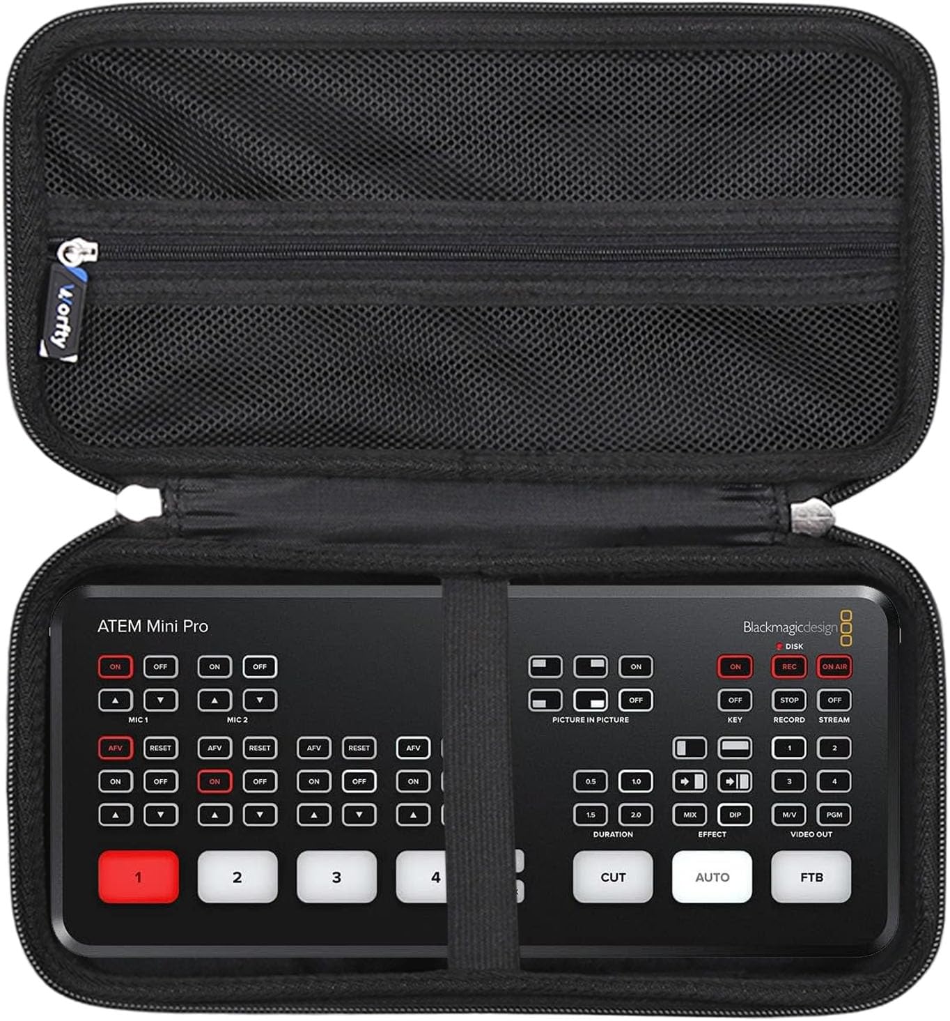 Case for Blackmagic Design ATEM Mini Extreme ISO HDMI Live Stream Switcher (SWATEMMINICEXTISO) - Travel Protective Carrying Storage Bag (for Blackmagic Design ATEM Mini Extreme)
