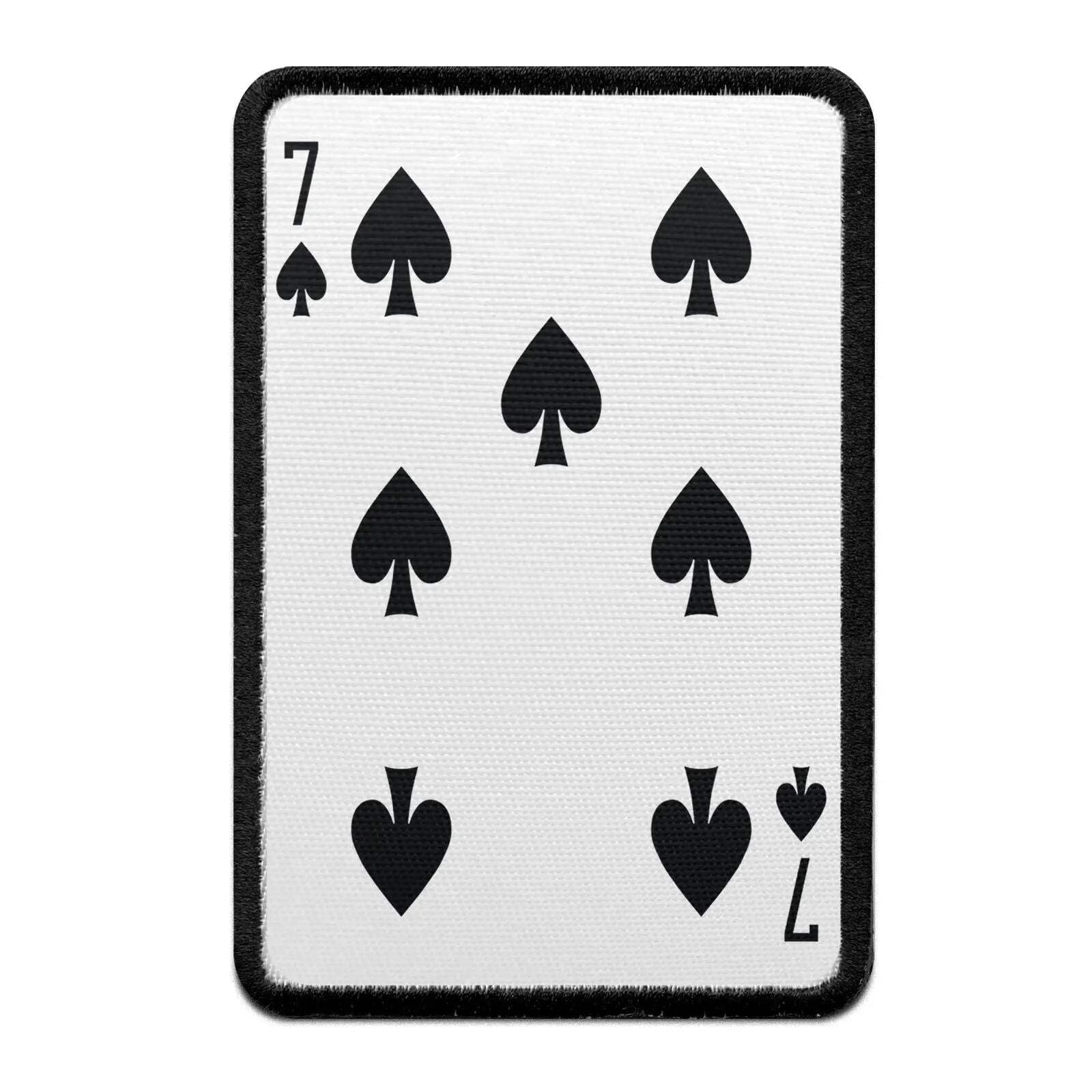 Amazon.com: Seven of Spades Card Patch Deck Suit Embroidered Iron