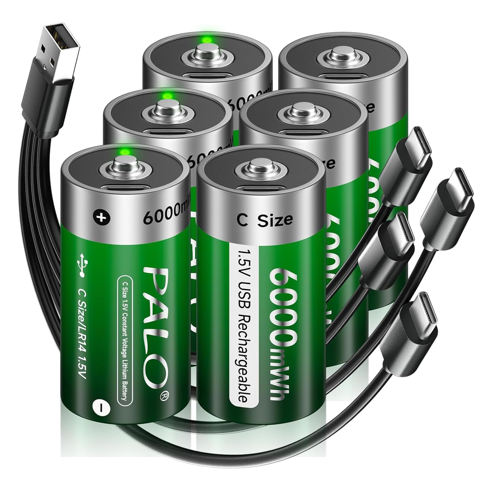 usb rechargeable c cell lipo Amazon.com: Rechargeable Lithium C Batteries with 4 in 1 USB-C Charge  Cable,6 Pack C Cell Li-ion Battries,LR14 1.5V C Size Cell Battery  Replacement 6000mWh for Floodlight Toys, Recharge up to 1500+ Cycles :