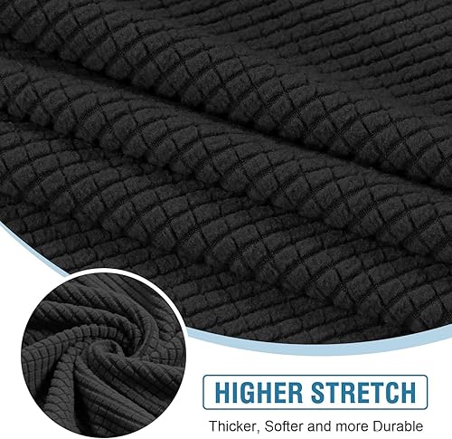 Miniatura 3 de Funda de cojín para sofá modular, funda de tela jacquard gruesa para silla, sofá biplaza en forma de L, cojín separado protector de muebles, cojín